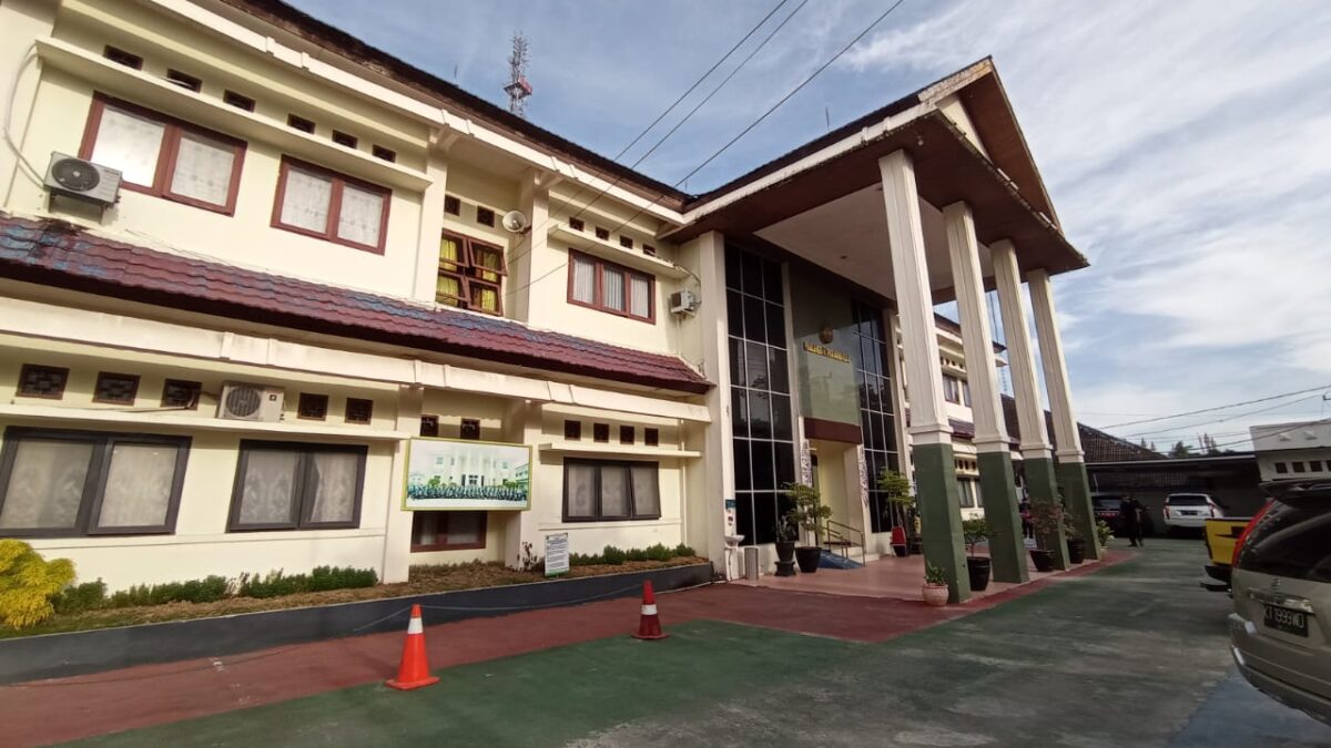 Suasana Gedung Pengadilan Negeri Tindak Pidana Korupsi (PN Tipikor) Samarinda.