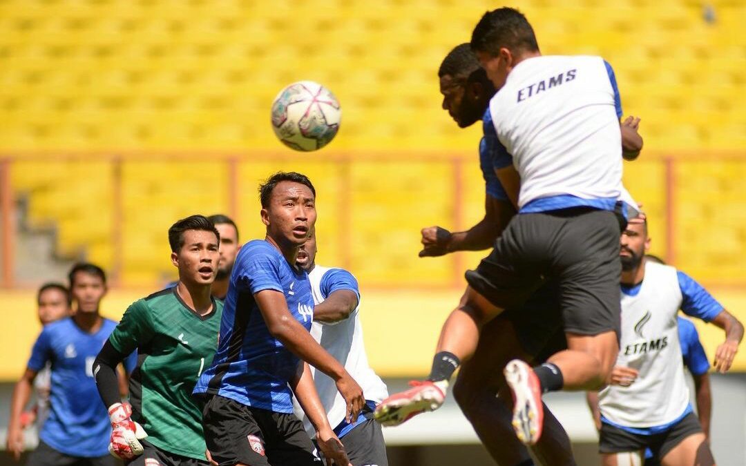 Sesi latihan Skuad Borneo FC (Borneo FC)