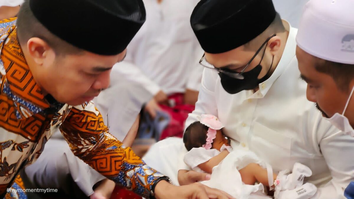 Suasana akikah cucu pertama Wali Kota Samarinda Andi Harun. (Foto : Istimewa)