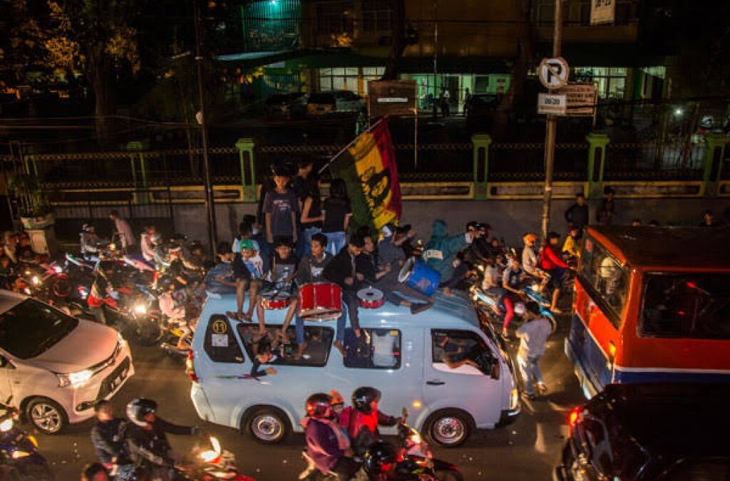 Suasana takbiran keliling di Kota Samarinda. (Foto : Istimewa)