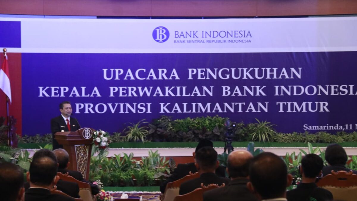 Wakil Gubernur Kaltim Hadi Mulyadi saat Menghadiri Pelantikan Ricky Perdana Gozali sebagai Kepala Perwakilan Bank Indonesia Provinsi Kaltim. (Foto : Humas Pemprov Kaltim)