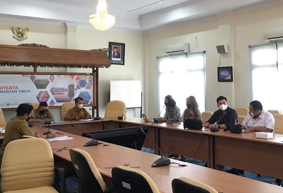 Suasana audiensi Dispar Kaltim bersama Adwindo Kaltim (Istimewa)