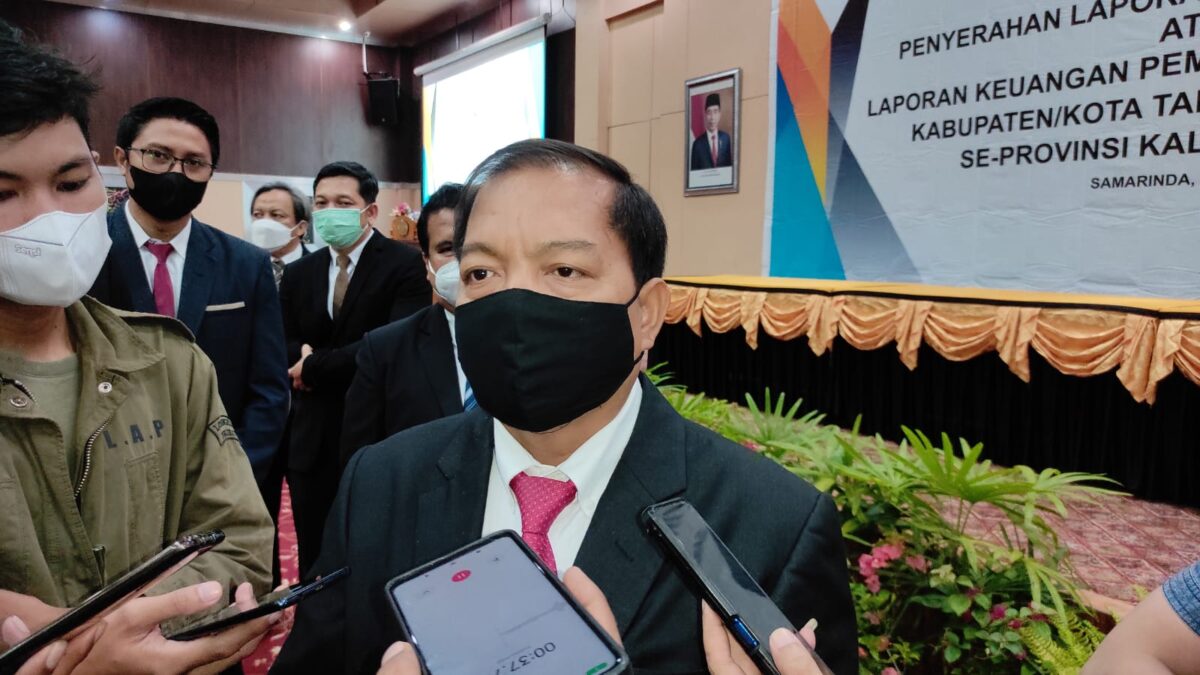 Kepala BPK Perwakilan Provinsi Kaltim Dadek Nandemar  (Foto : Apr/Klausa.co)