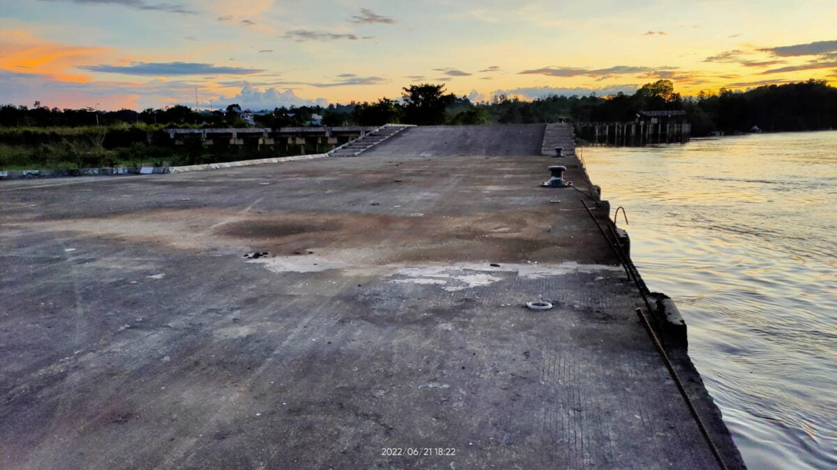 Salah satu proyek mangkrak di Kalimantan Timur yang disoroti KPK (Ist)