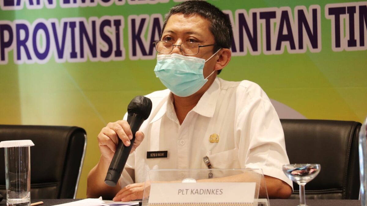 Plt. Kepala Dinas Kesehatan Provinsi Kalimantan Timur Setyo Budi Basuki (APR/Klausa)