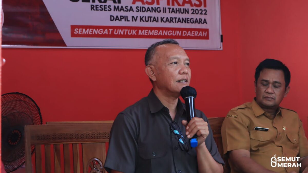 Wakil Ketua DPRD Muhammad Samsun saat menggelar reses di Kecamatan Samboja. (Foto : Istimewa)
