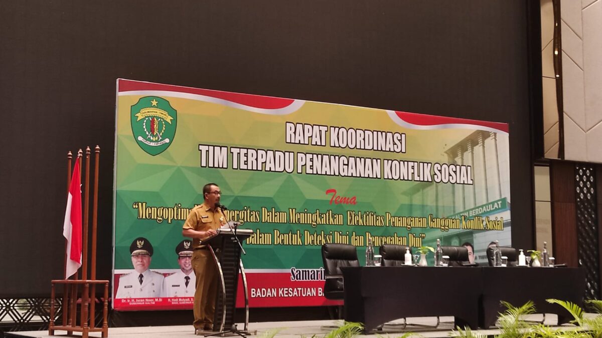 Kepala Badan Kesbangpol Kaltim Sufian Agus (Apr/Klausa)