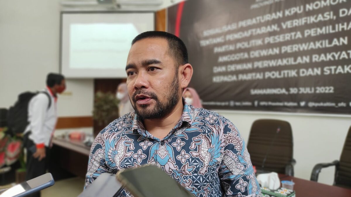 Ketua KPU Kaltim Rudiansyah (Apr/Klausa)