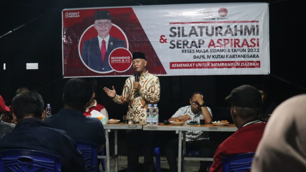 Wakil Ketua DPRD Kalimantan Timur Muhammad Samsun mengadakan Reses Masa Sidang II Tahun 2022 di Kampung Jawa, Kecamatan Sanga-sanga, Kabupaten Kutai Kartanegara pada Rabu (6/7/2022).