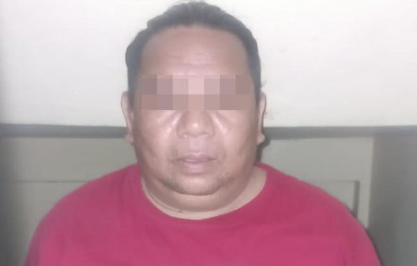 SM saat diamankan oleh pihak kepolisian. (Istimewa)