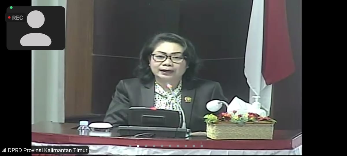 Sekretaris Fraksi PDI Perjuangan DPRD Kalimantan Timur Veridiana Huraq Wang (Apr/Klausa.co)