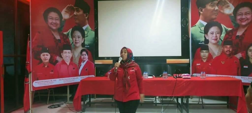 Suasana saat Anggota DPRD Kaltim Ely Hartati Rasyid menjadi narasumber dalam kegiatan Pendidikan Kader Pratama (PKP) Angkatan I Tahun 2022.