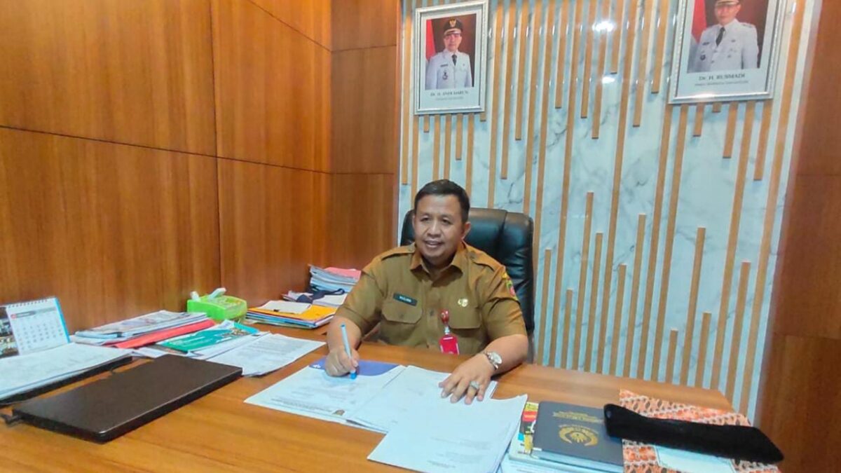 Kepala Dinas Pemuda Olahraga dan Pariwisata, Muslimin.