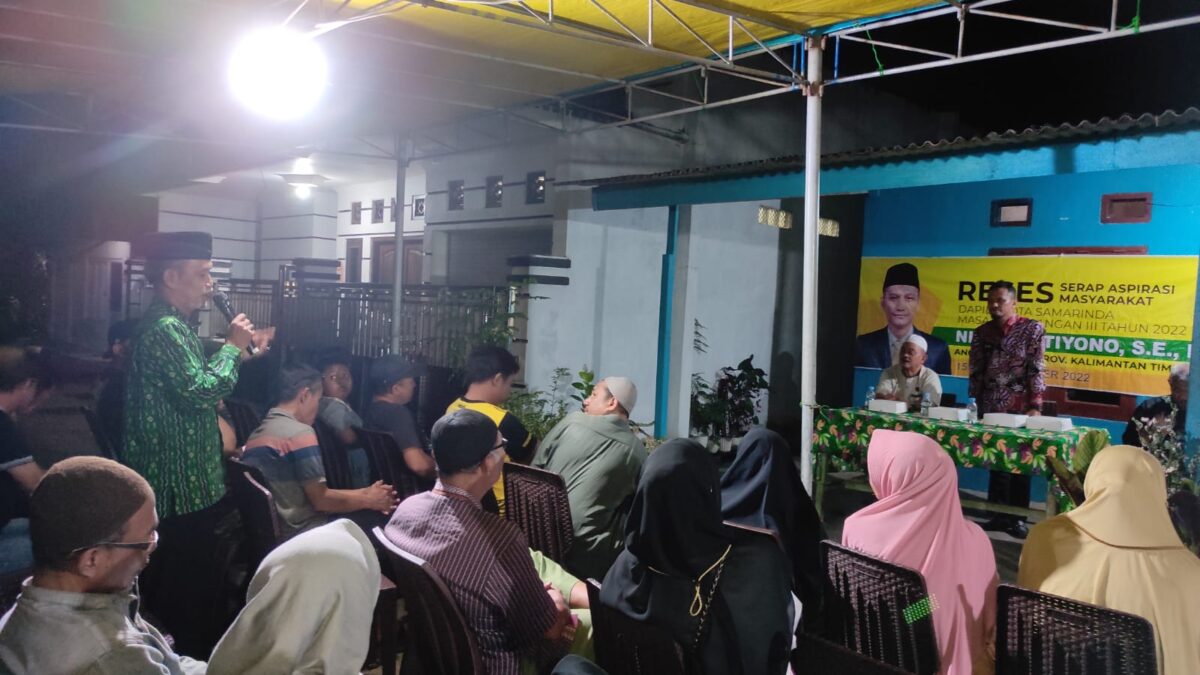 Suasana Reses Anggota DPRD Kaltim Nidya Listiyono di Bengkuring
