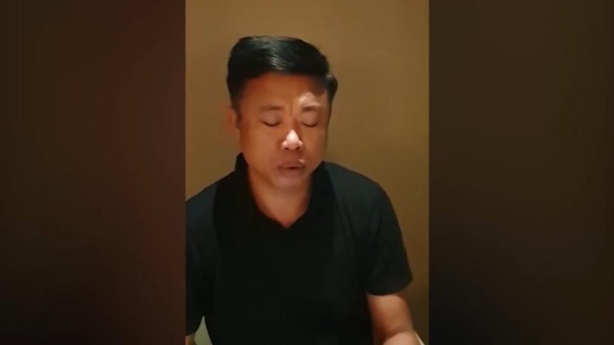 Tangkapan layar Ismail Bolong saat membacakan pernyataannya.