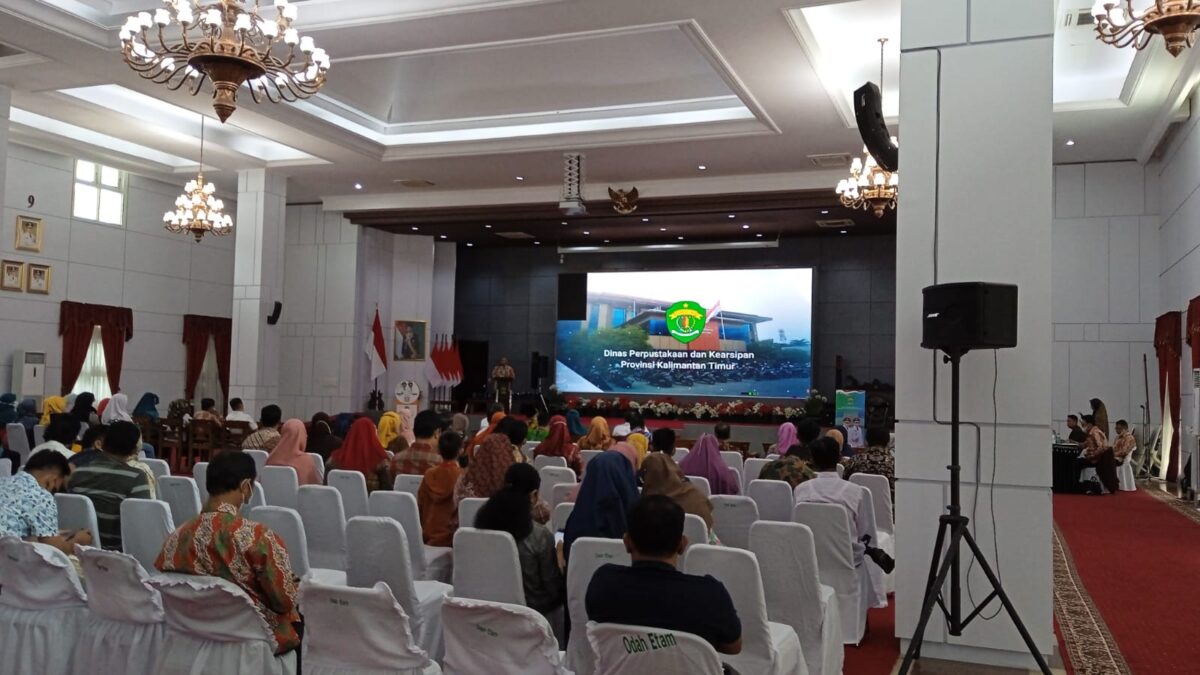 Suasana peningkatan literasi masyarakat dan perpustakaan tahun 2022. (Adpim Pemprov Kaltim)