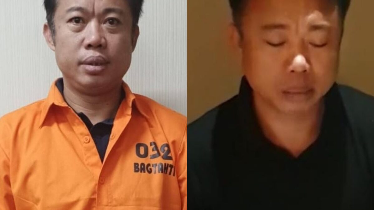 Ismail Bolong setelah diamankan pihak kepolisian