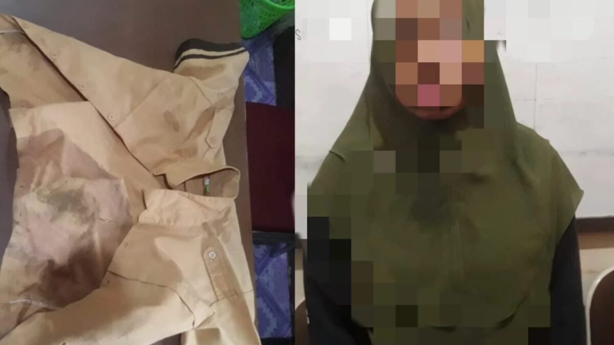 Sosok In pelaku pembuang bayi laki-laki di Desa Muara Kaman Ilir (Foto: Istimewa)