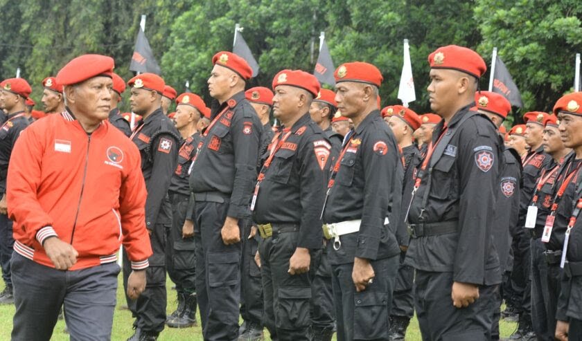 Komarudin Watubun Kepala Satgas Cakra Buana saat apel Satgas di Cibubur, Jakarta Timur, Kamis (5/1/2023). (Foto : Istimewa)