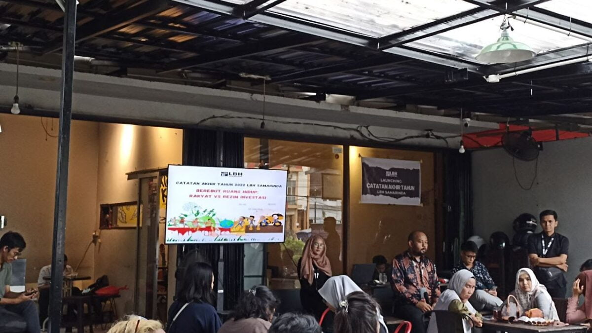 Suasana konferensi pers Catahu 2022 oleh LBH Samarinda (Foto : Istimewa)