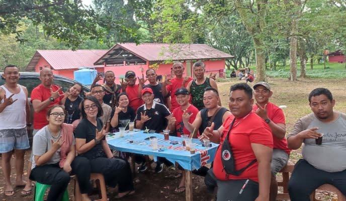 Anggota Satgas Cakra Buana Kaltim di sela menjalani pelatihan di Cibubur, Jakarta. (Foto : Istimewa)