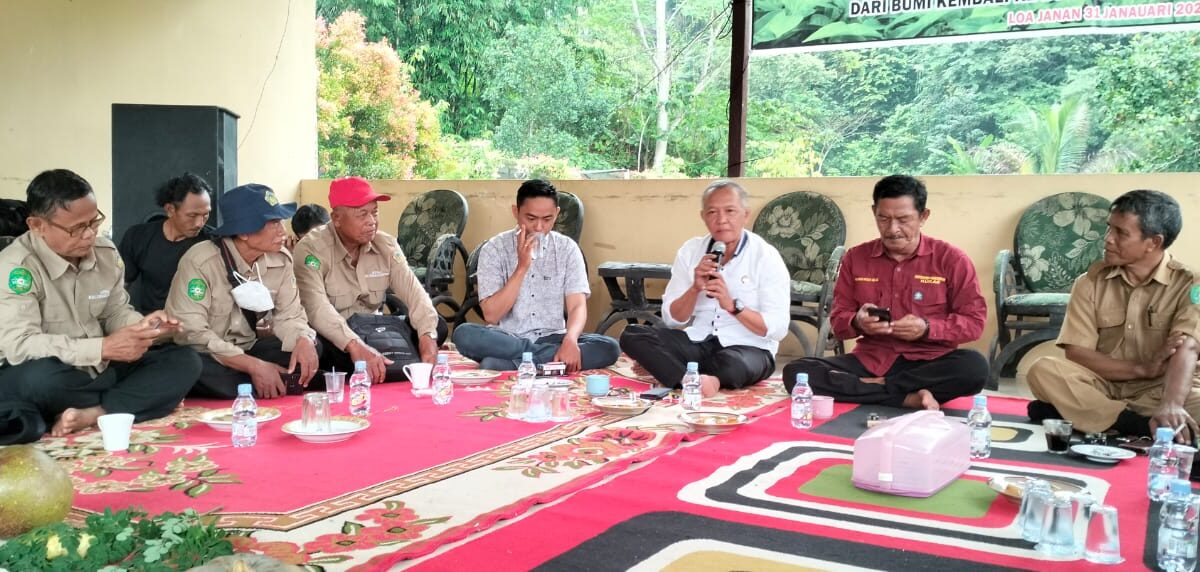 Wakil Ketua DPRD Kaltim, Muhammad Samsun menghadiri penyuluhan pertanian swadaya di desa Purwajaya (Foto: Istimewa)