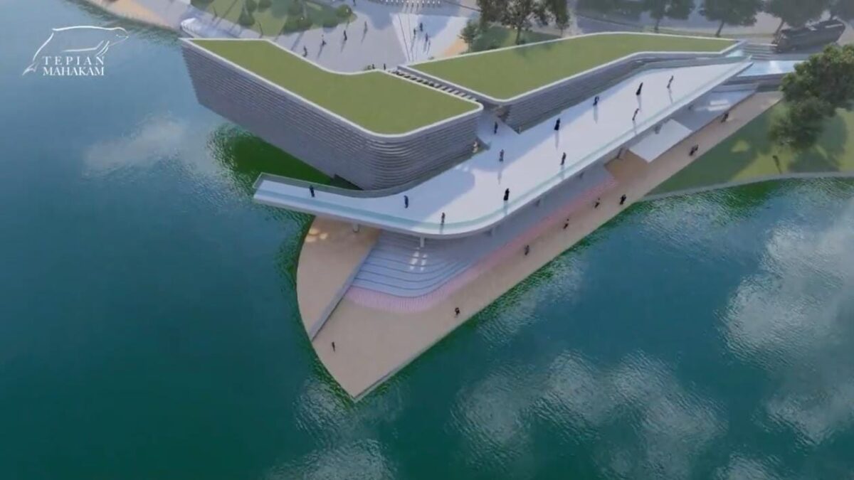 Desain rancangan Teraas Samarinda (Foto: Istimewa)