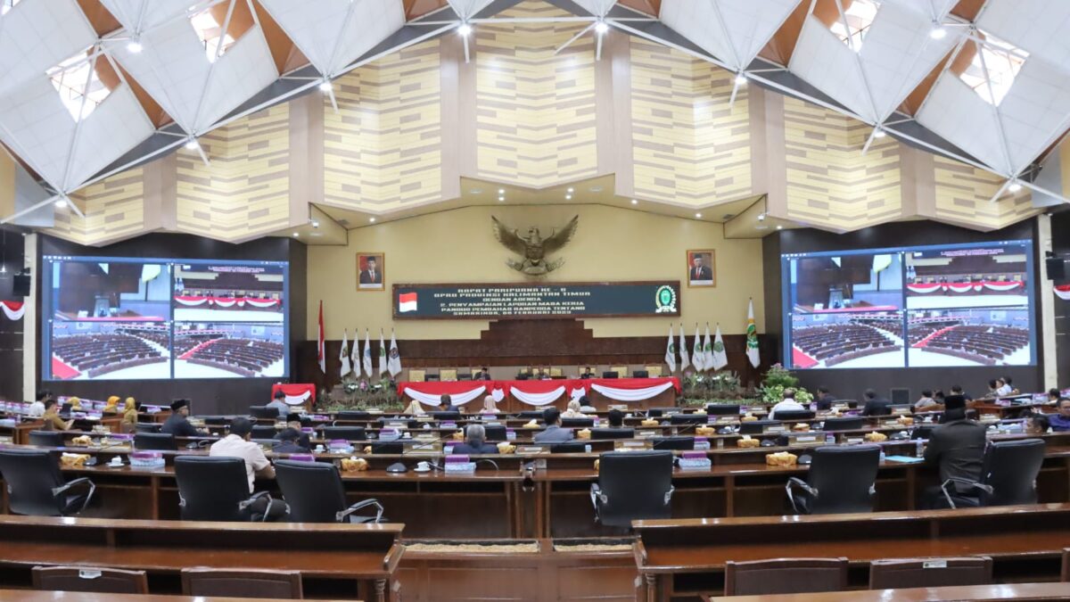 Situasi Rapat Paripurna ke-6 Masa Sidang Pertama Tahun 2023 (Foto: Apr/Klausa)