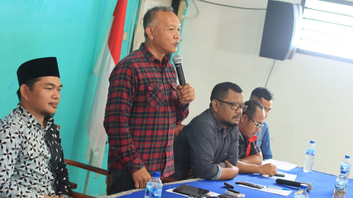 Wakil Ketua DPRD Kaltim, Muhammad Samsun saat mengisi acara Sosisalisasi Wawasan Kebangsaan di daerah Samboja Barat (Foto: istimewa)