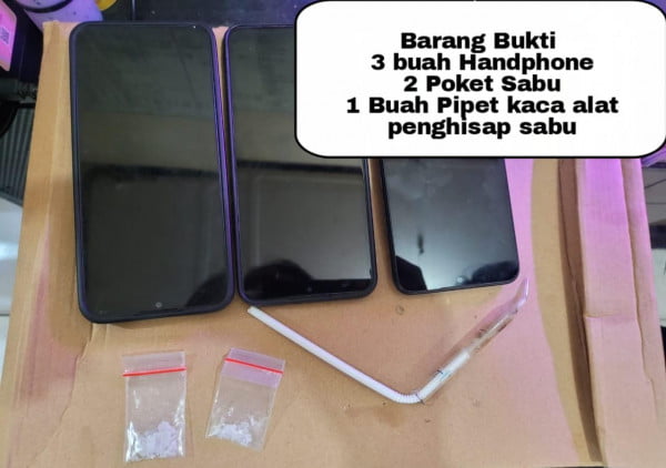 Barang bukti yang diamankan dari para pelaku (Foto: istimewa)