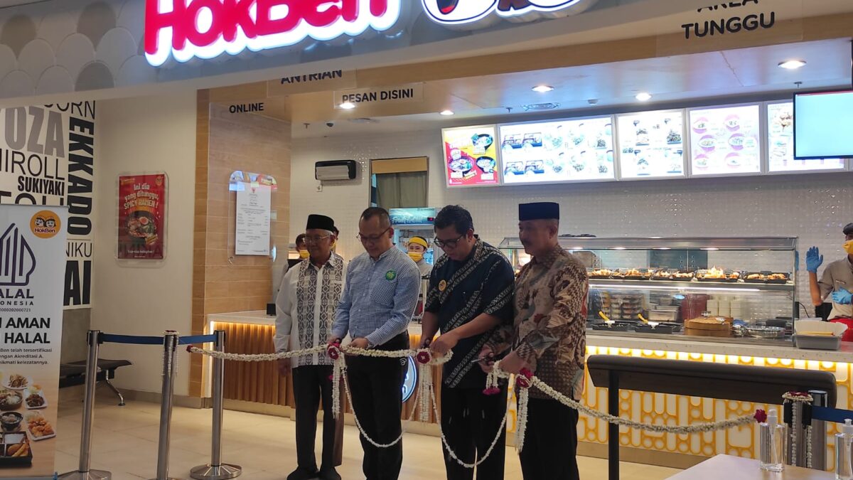 Pembukaan gerai hokben pertama di Samarinda (foto: apr/Klausa)