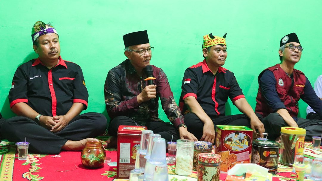 Muhammad Samsun saat halal bihalal bersama Paguyuban Keluarga Besar Banyuwangi (foto: Istimewa)
