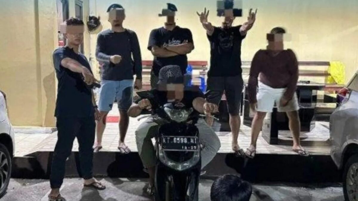 Barang bukti sepeda motor yang dicuri oleh pelaku (foto: istimewa)