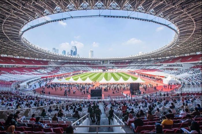 Stadion Utama Gelora Bung Karno (SU GBK) akan menjadi venue perhelatan Fifa Matchday, antara Indonesia vs Argentina pada 19 Juni 2023. (Sumber: Google.com)