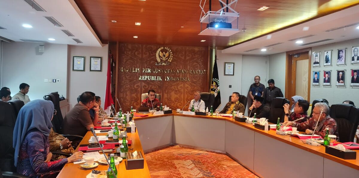 Kunjungan DPRD Kaltim ke MPR RI membahas Ranperda Pendidikan Pancasila dan Wawasan Kebangsaan (Foto: Istimewa)
