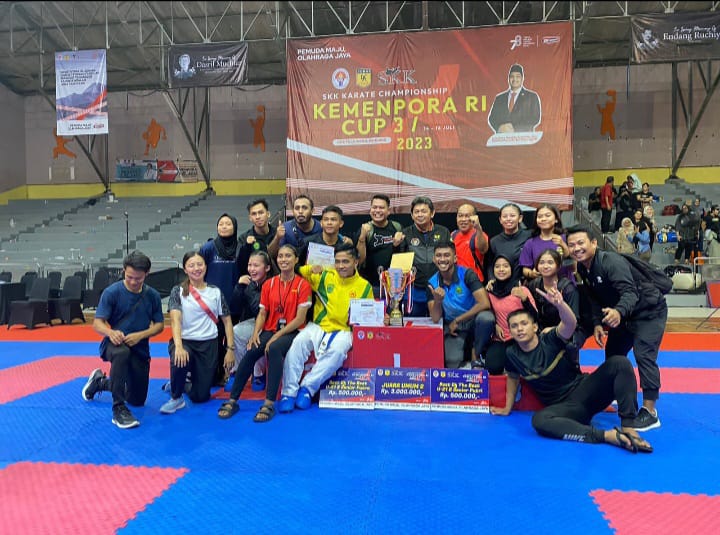 FORKI Kaltim berhasil meraih juara umum kedua pada Piala Menpora RI Cup 3 tahun 2023 (Foto: Istimewa)