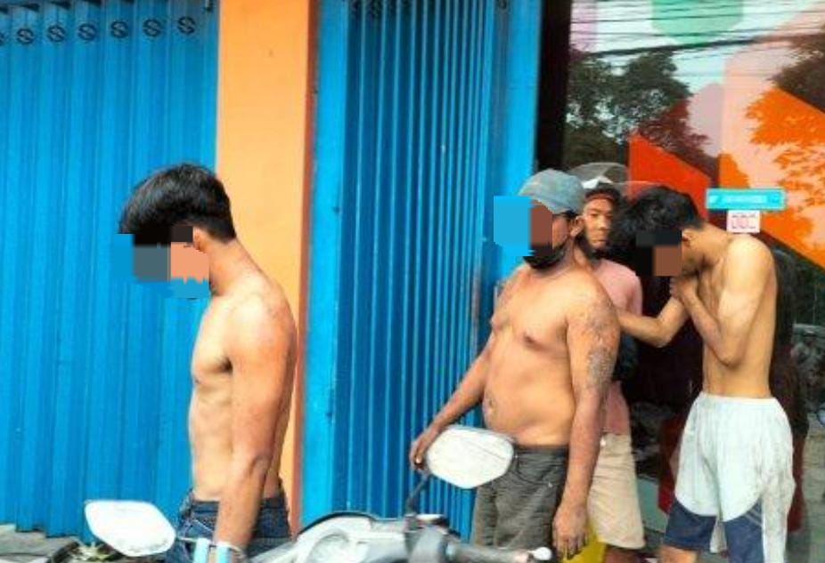 Ketiga pelaku pencurian berhasil diamankan unit Patroli Beat 110 Polresta Samarinda (Foto: Istimewa)