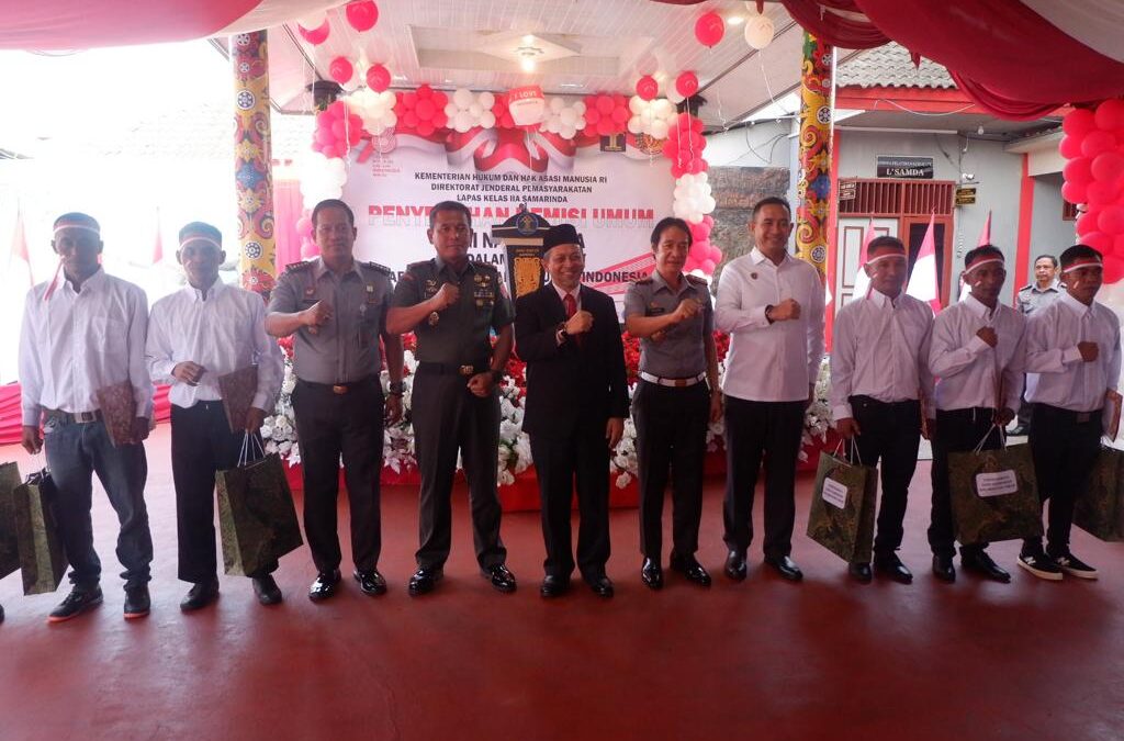 Suasana pemberian SK remisi oleh Wakil Gubernur Kaltim Hadi Mulyadi kepada napi Lapas Samarinda. (Foto: Istimewa)
