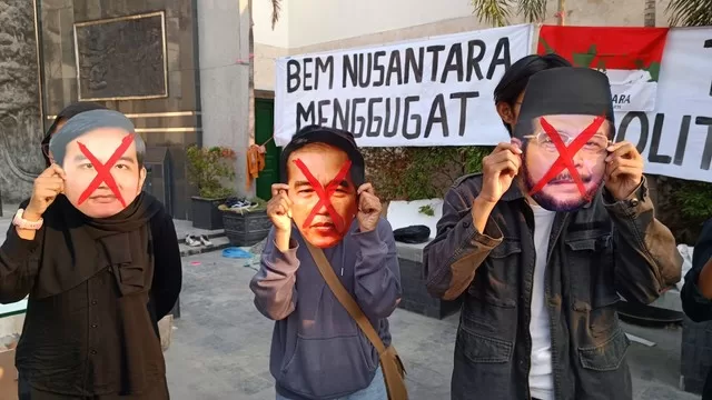 Aksi unjuk rasa guna menolak putusan MK (Foto: Istimewa)