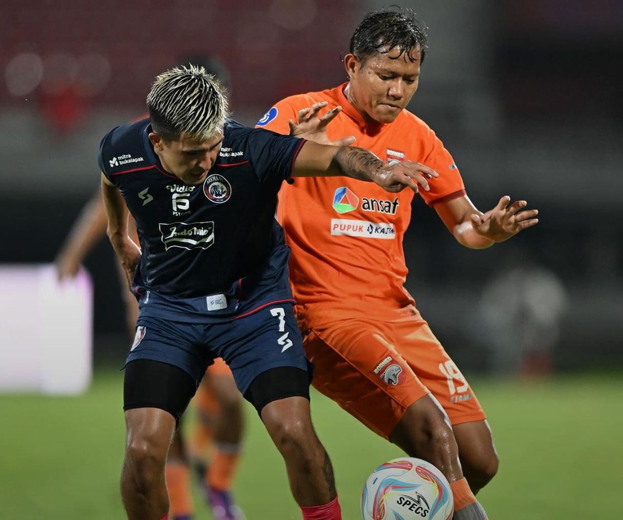 Borneo FC vs Arema FC (Foto: @borneofc.id)