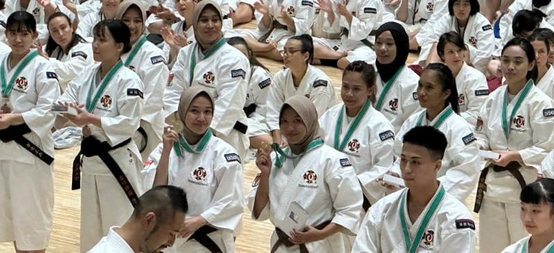 Kenshi (Atlet Kempo) dari Tim Shorinji Kempo Kukar (Foto: Dy/Klausa)