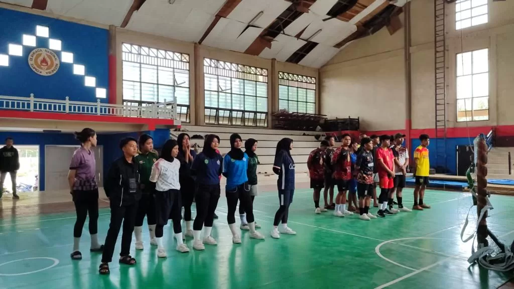 18 Atlet sepak takraw Kaltim siap merebut tiket PON XXI (Foto: Fia/Klausa)