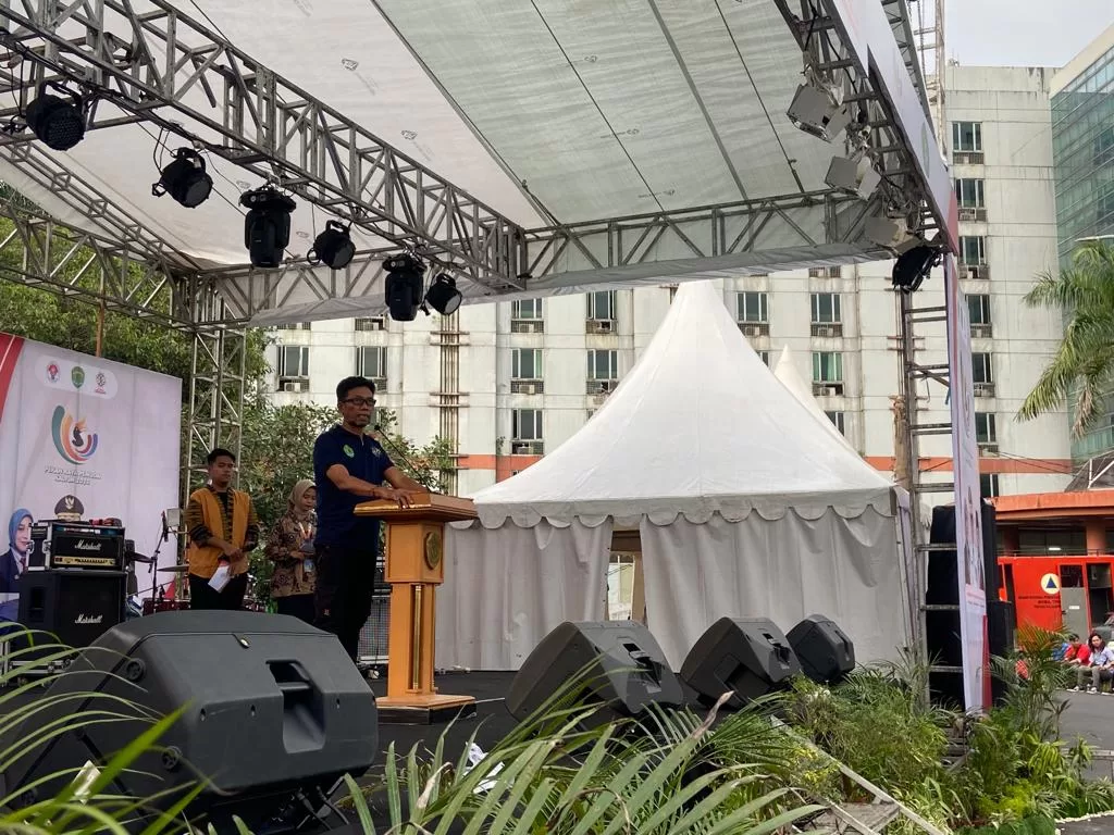 Pembukaan Pekan Raya Pemuda oleh Dispora Kaltim (Foto: Fia/Klausa)