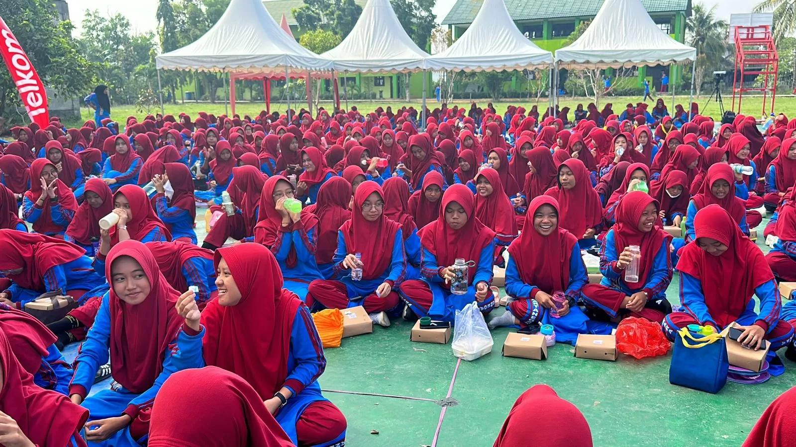 Gerakan Aksi Bergizi di MAN 2 Kukar yang digagas oleh Dinas Kesehatan Kukar (Foto: Istimewa)