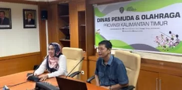 Pelatihan penulisan berita bagi para pegawai Dispora Kaltim (Foto: Istimewa)