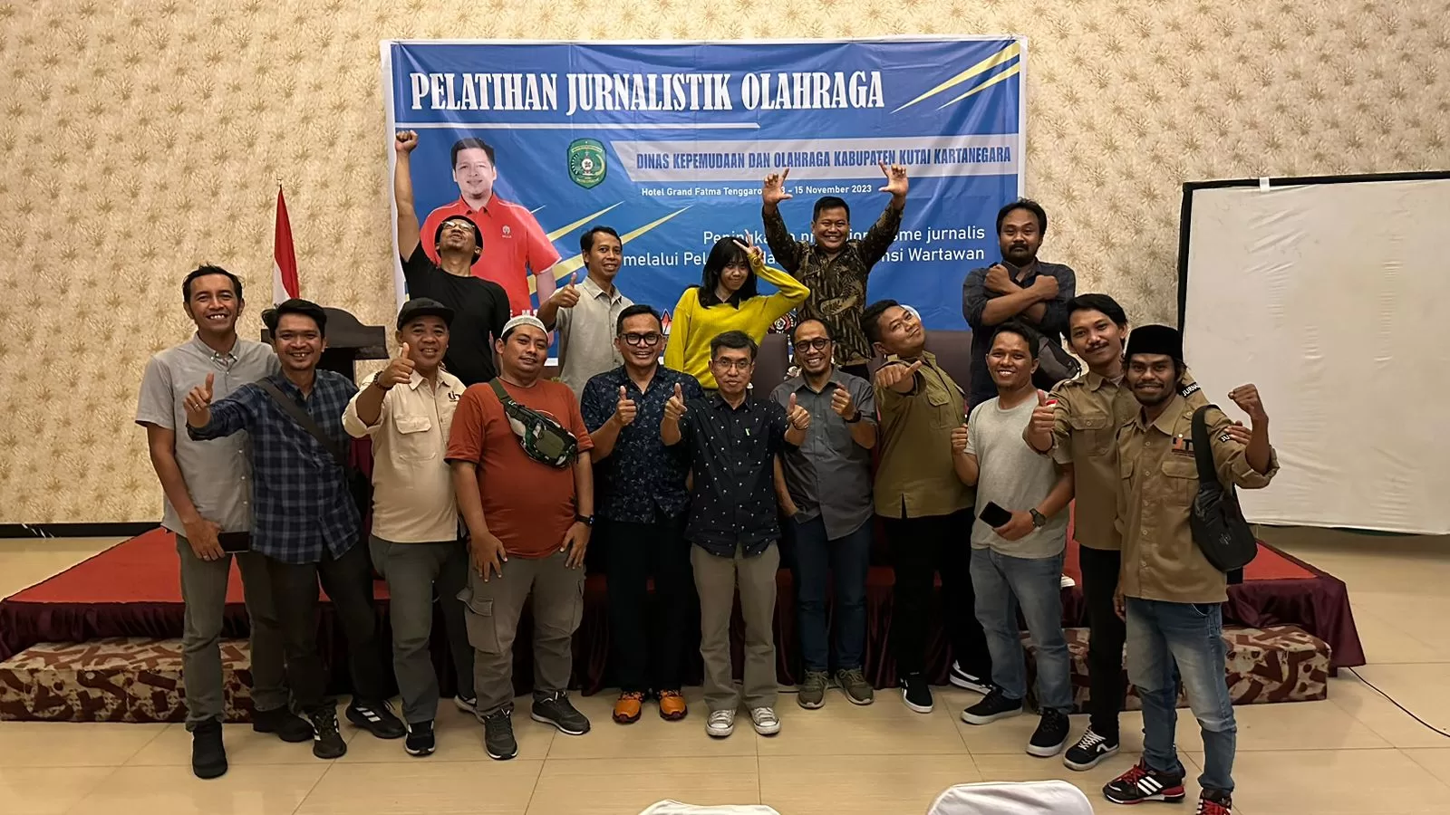 Uji Kompetensi Jurnalis (UKJ) Televisi yang digelar oleh Ikatan Jurnalis Televisi Indonesia (IJTI) Pengda Kaltim. (Foto: Istimewa)