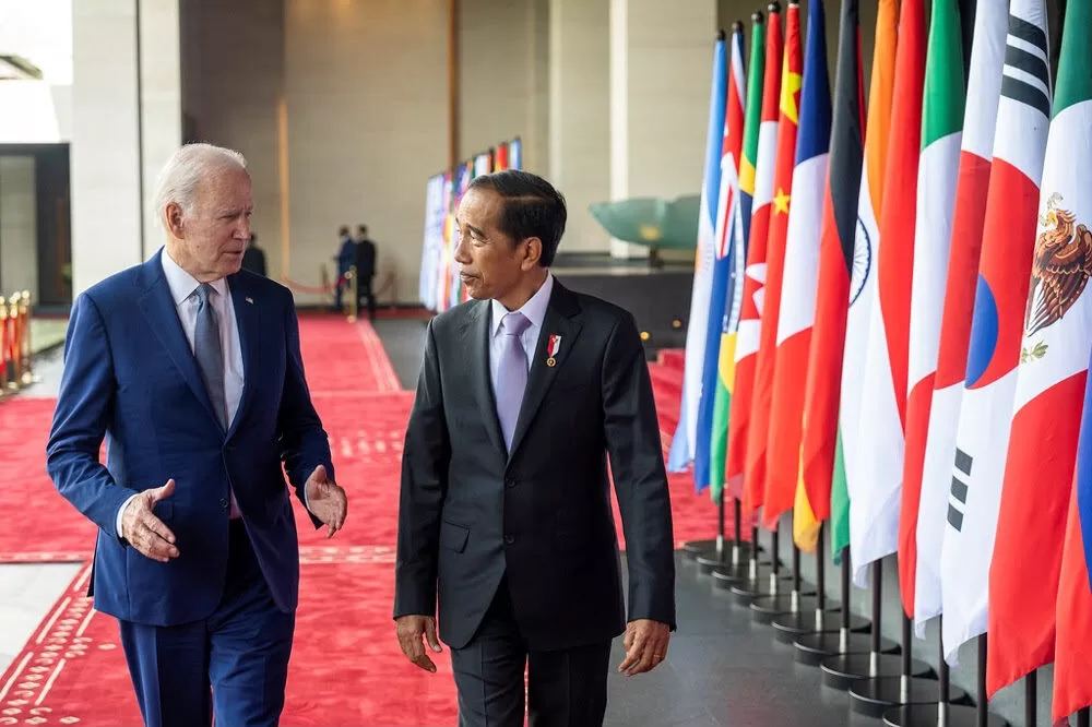 Presiden RI, Joko Widodo bersama Presiden AS Joe Biden (Foto: Istimewa)