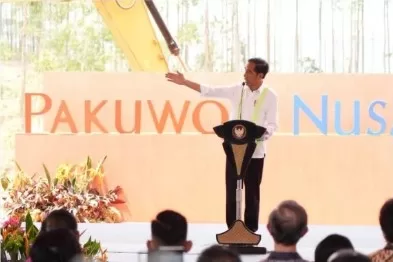 Presiden RI, Joko Widodo meresmikan pembangunan superblock Pakuwon Nusantara (Foto: Adpim Setdaprov Kaltim)