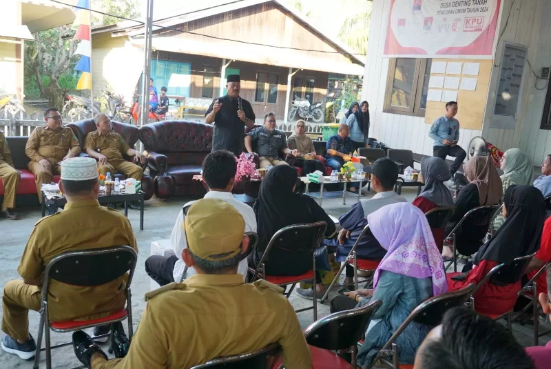 Kunjungan kerja Bupati Kukar, Edi Damansyah ke Desa Genting Tanah (Foto: Istimewa)