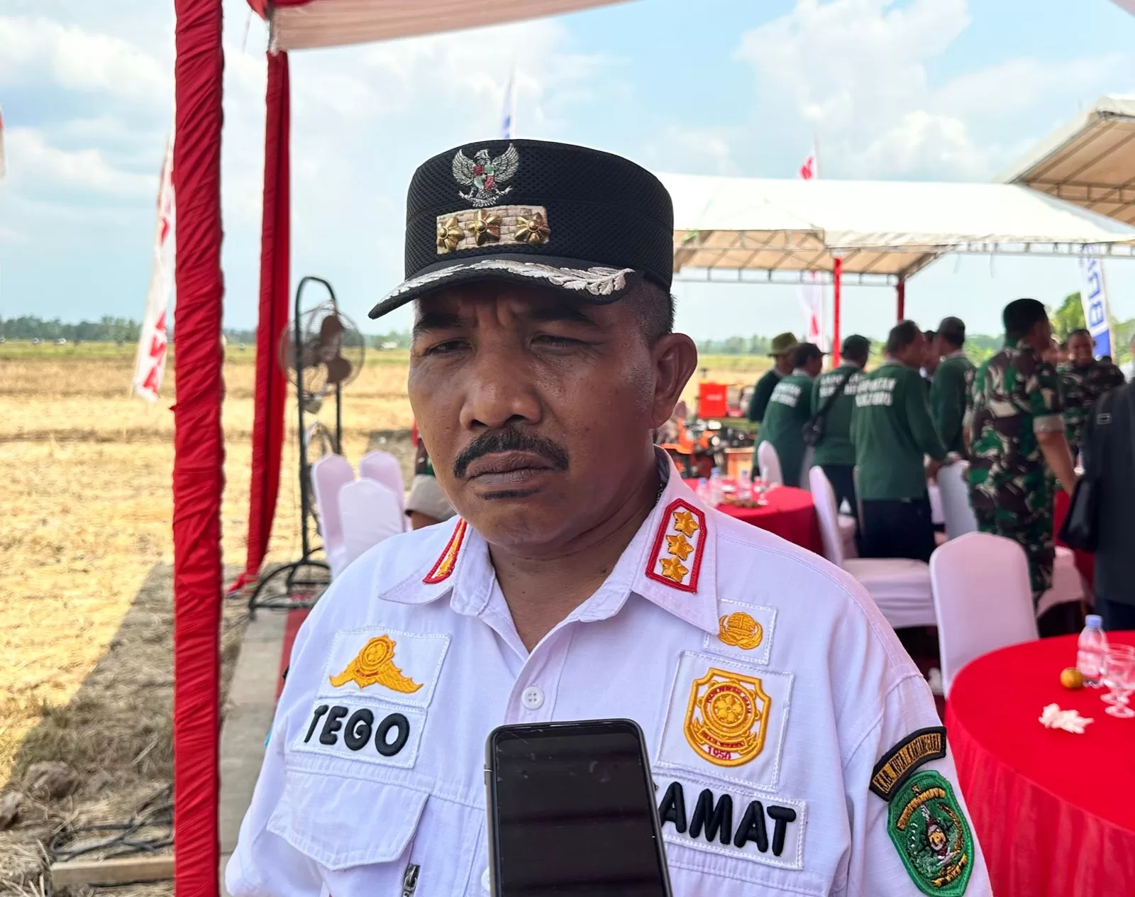 Camat Tenggarong Seberang, Tego Yuwono (Foto: Klausa)